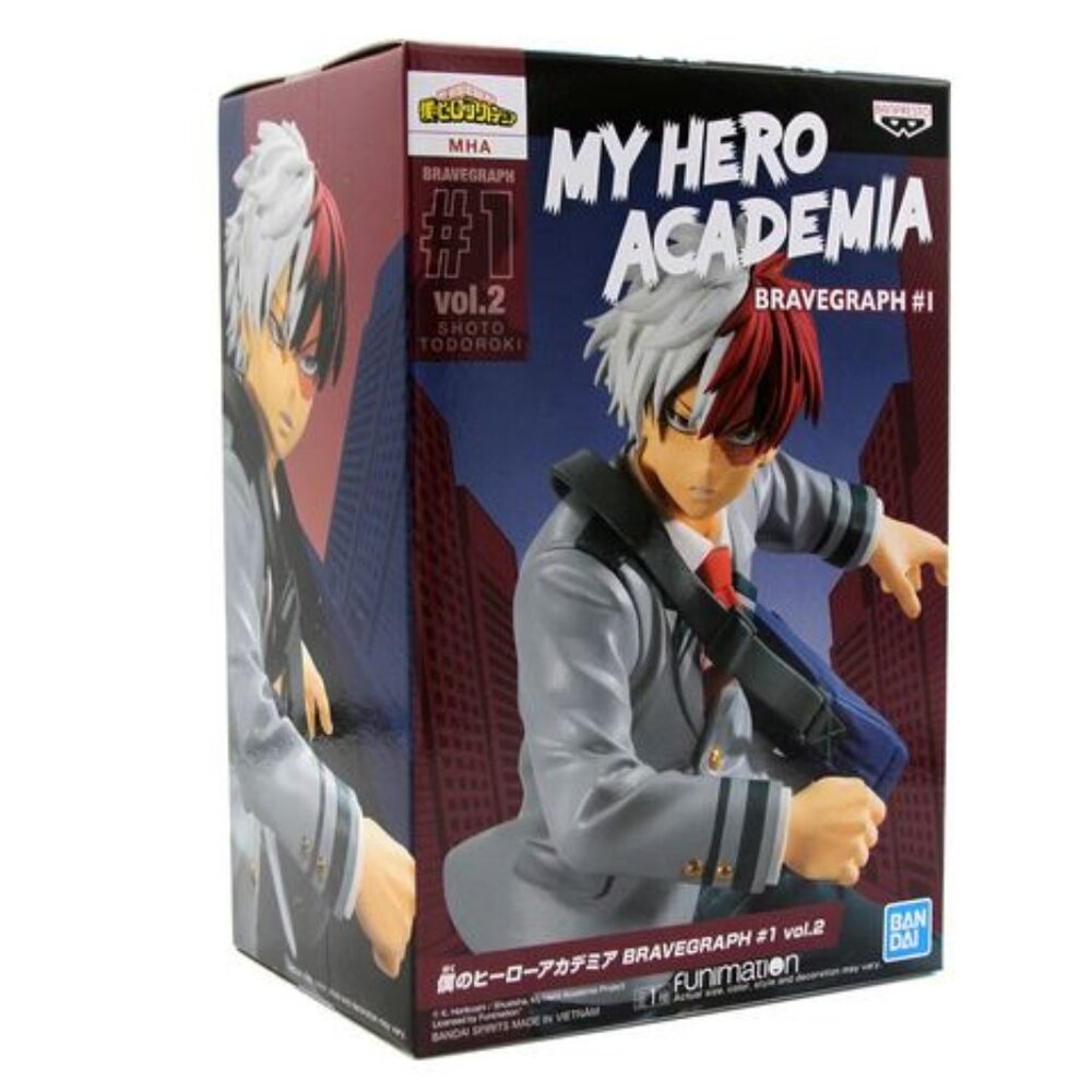 Round 1 Banpresto My Hero Academia Bravegraph - Shoto Todoroki